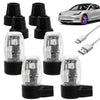 Motion-Activated LED Tire Valve Caps
