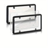 Durable License Plate Frame with Screw Cap Kit