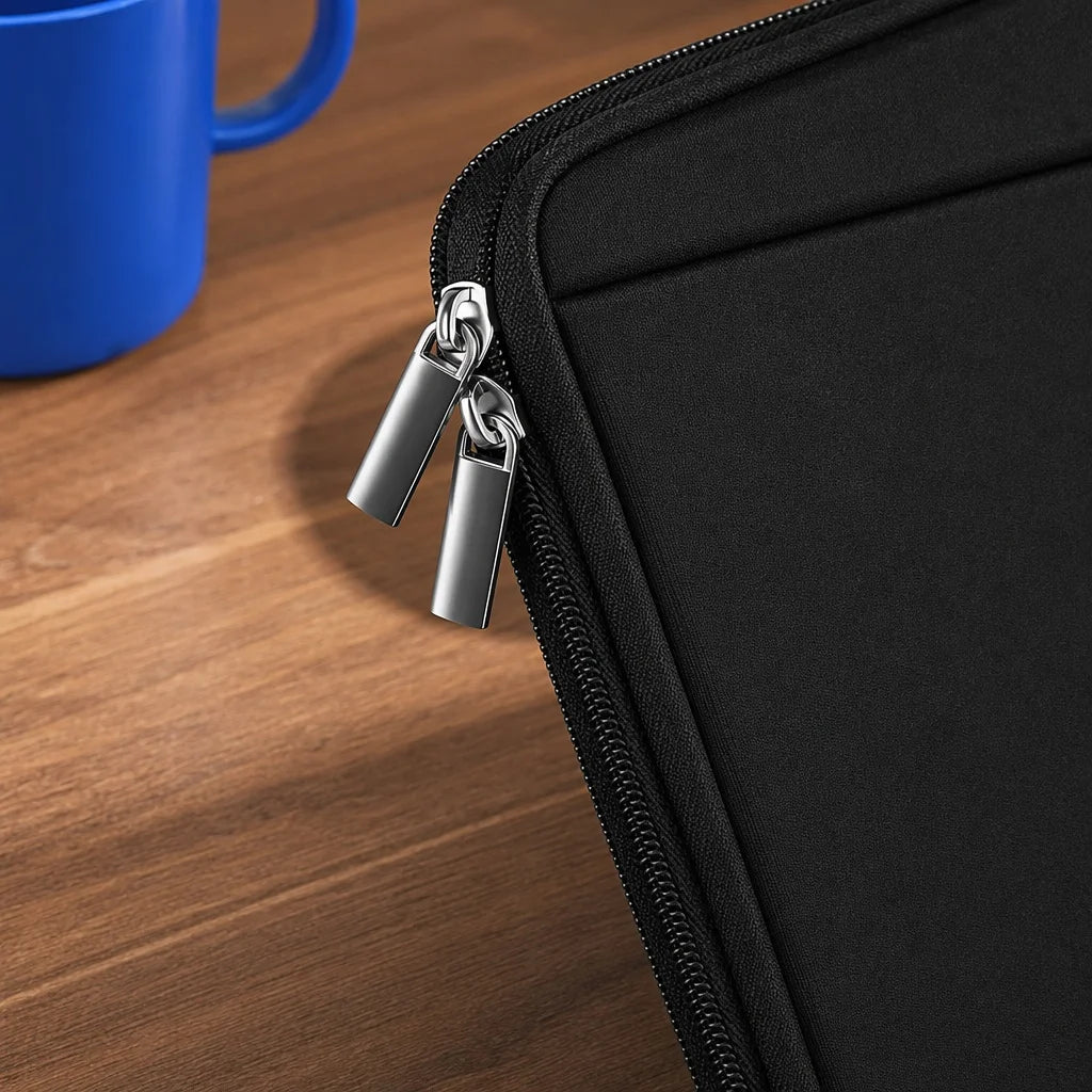 Universal Laptop Sleeve with Shockproof Padding & Accessory Pocket