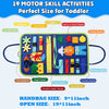 Montessori Busy Board for Toddlers - Sensory Learning & Fine Motor Skills