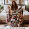 Funny Monkey Print Flannel Blanket – Soft & Cozy Throw