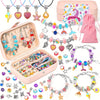 Kit Completo de Pulsera con Abalorios para Hacer en Casa con Caja Organizadora