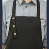 Canvas Cotton Cooking Apron with Adjustable Halter Neck and Large Pockets