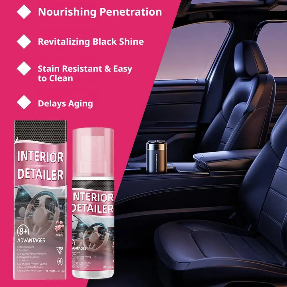 Rinse-Free Car Interior Cleaner & Polishing Spray