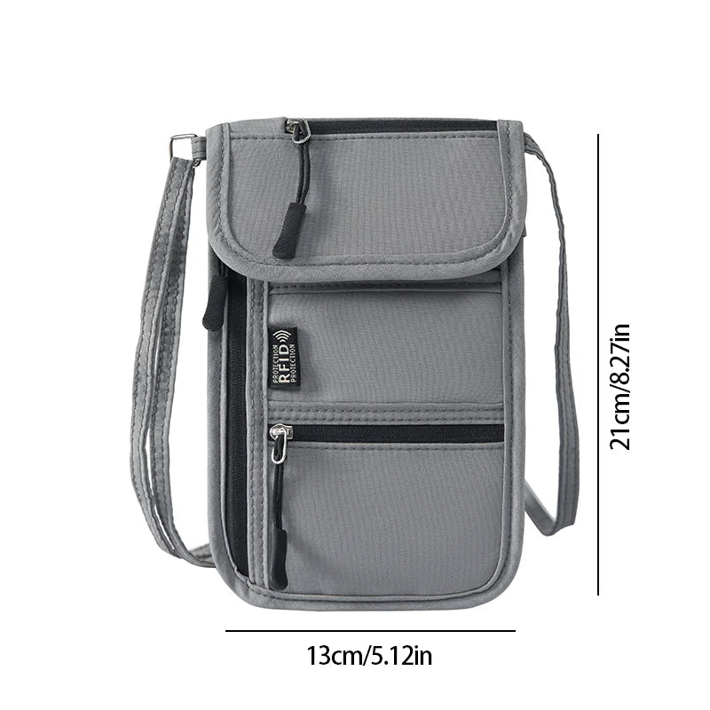 Porte-passeport de voyage anti-RFID