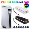 PS5 Cooling Stand with RGB Lighting and Dust Cover