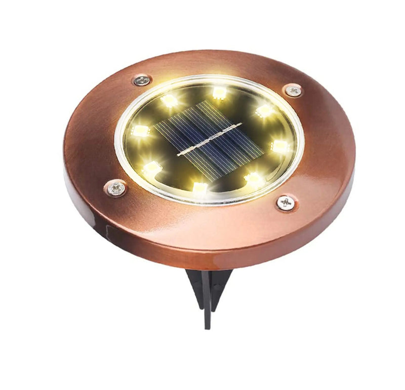 Solarbetriebene Bodenleuchten für Wege