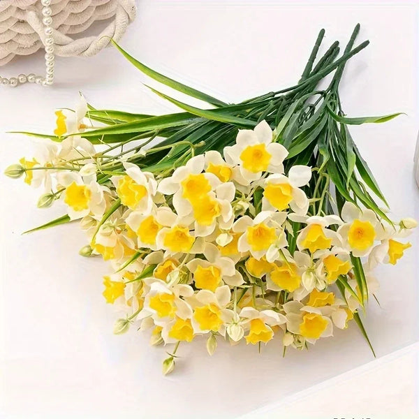 Realistic Artificial Daffodil Flowers
