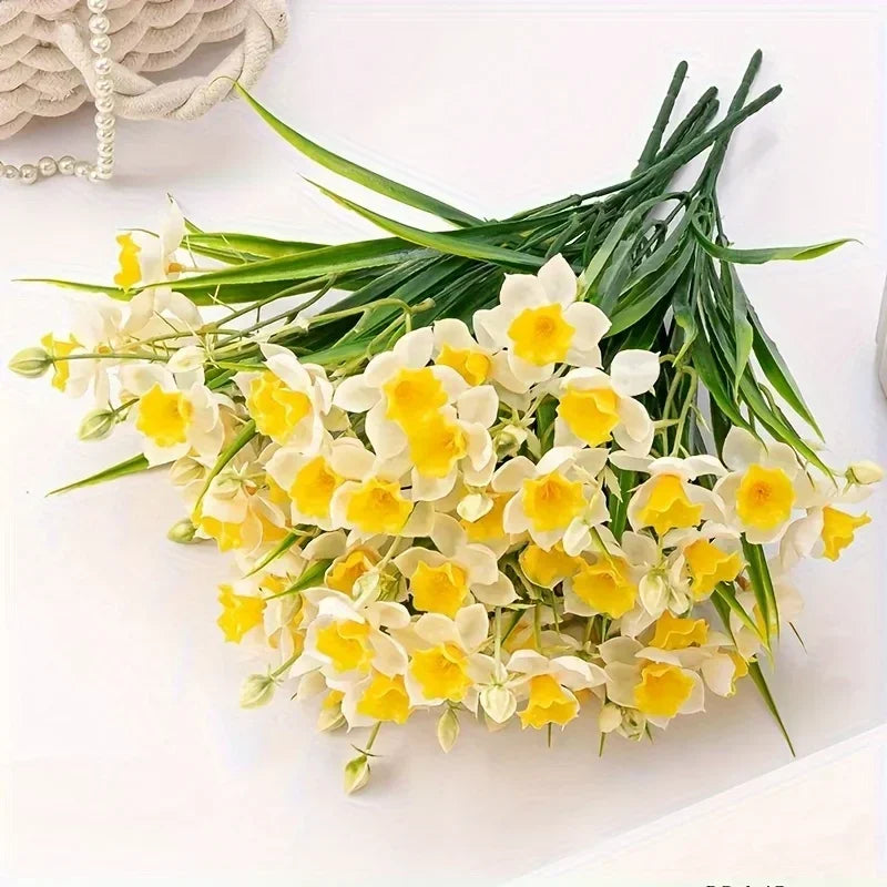 Realistic Artificial Daffodil Flowers