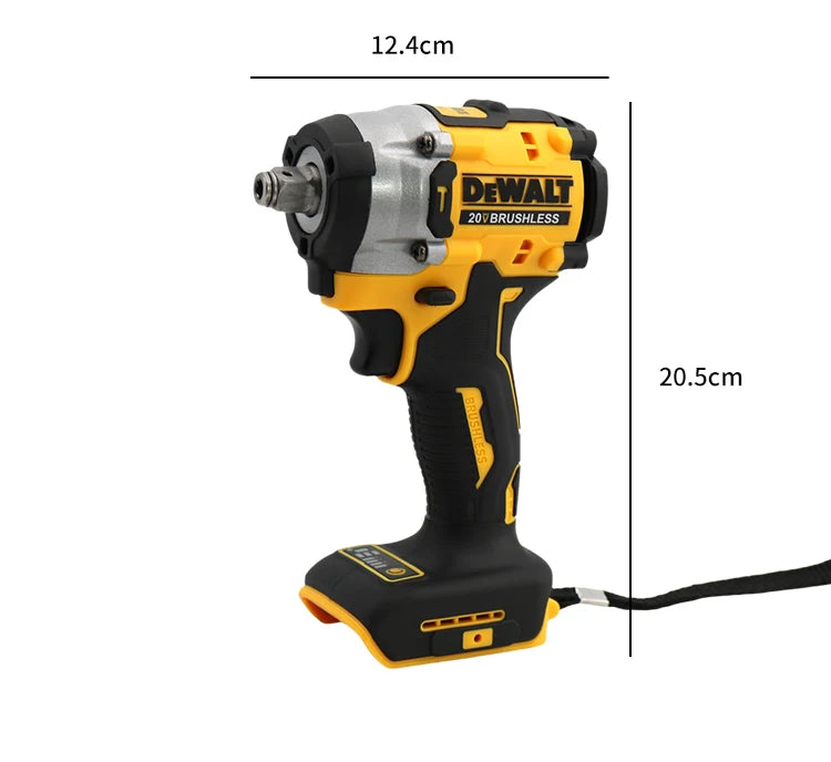 Brushless Cordless Impact Wrench with LED Light