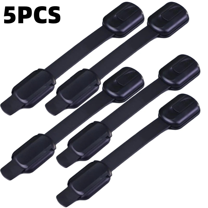 Child Safety Cabinet Locks – Adhesive Baby Proofing Straps for Drawers, Fridges, Toilets & More