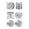 Crystal Magnetic Stud Earrings