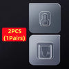 Double-Sided Adhesive Wall Hooks – Invisible, Traceless Organizer for Any Room