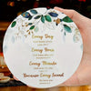 Floral Christian Quote Wooden Coasters (Set of 4)