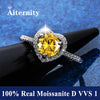 Adjustable Moissanite Ring with Tension Setting