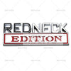 Redneck Edition 3D Chrome Emblem Decal