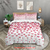 3-Piece Microfiber Comforter Set with Duvet Cover and Pillowcases