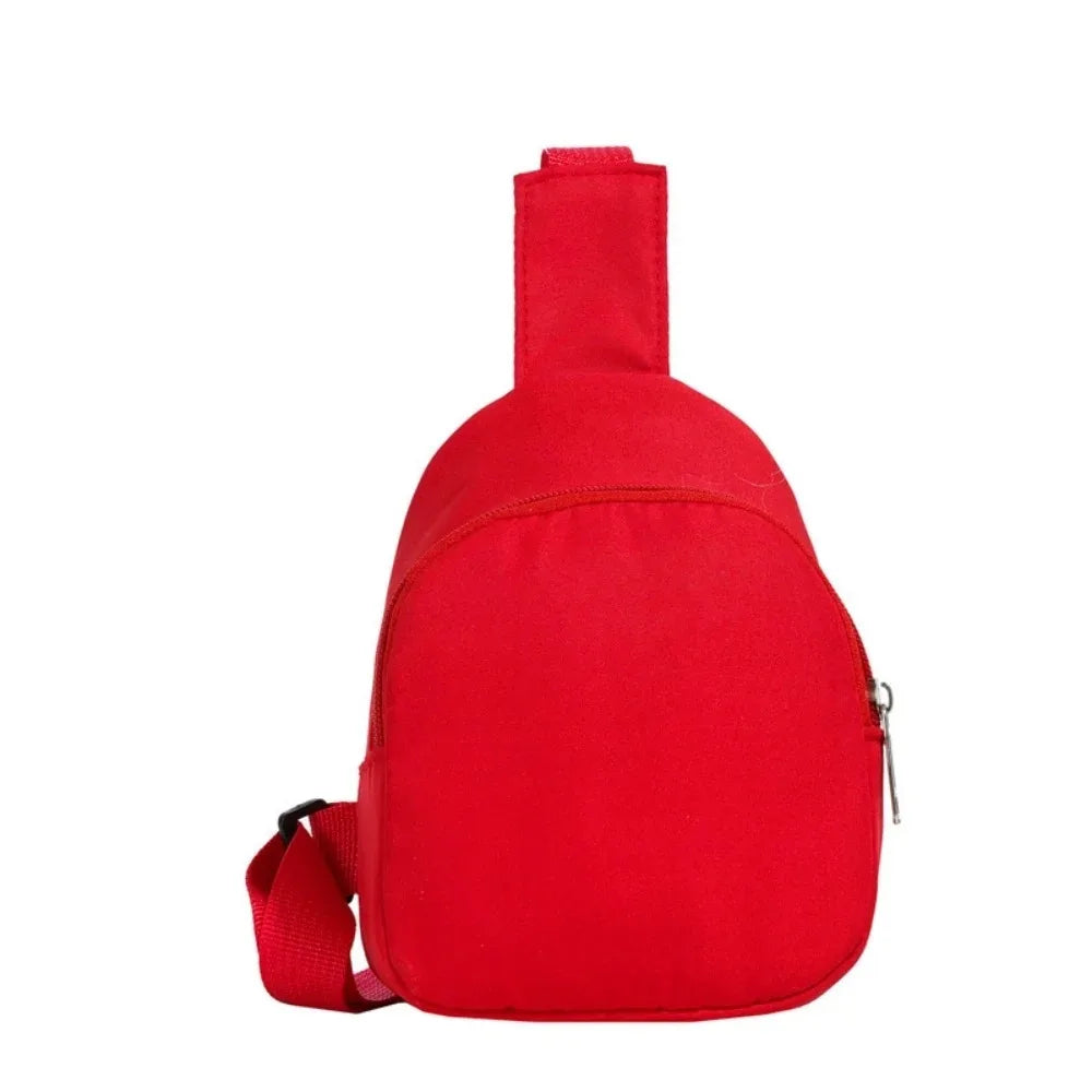 Kids' Crossbody Chest Bag – Lightweight Nylon Pouch for Daily Adventures