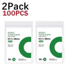 Un pack de deux pochettes de protection transparentes pour cartes ou objets de collection, 2 pièces, 100 pièces.