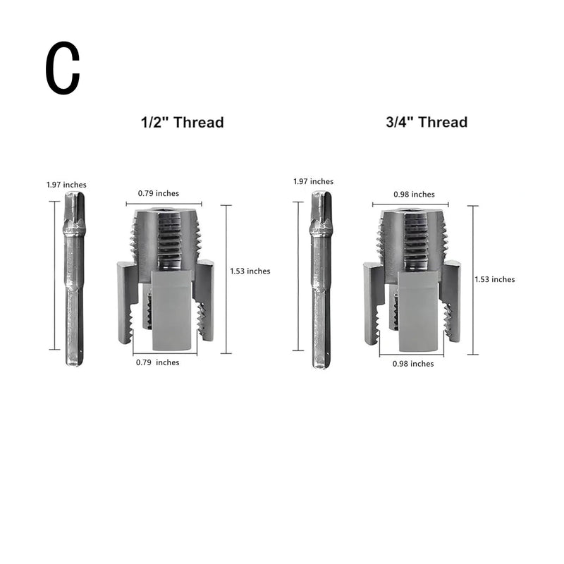 Integrated Electric Drill Pipe Threading Tool for PVC Pipes