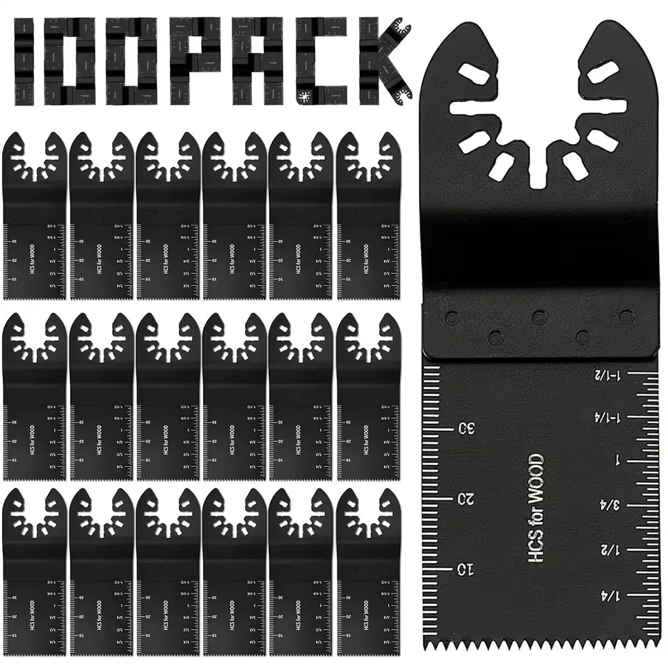 Oscillating Multi-Tool Blades for Fast Cutting in Wood, Metal, and Plastic