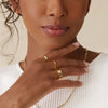 Minimalist Gold-Plated Stacking Ring Set