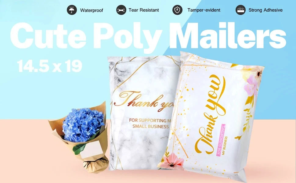 Sturdy Poly Mailers for Shipping Clothing and Essentials