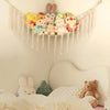 Macrame Toy Hammock for Corner Storage and Wall Decor