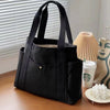 Large Capacity Canvas Tote Bag for Work, School & Shopping