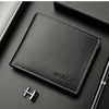 Slim PU Leather Folding Wallet with Card Holder