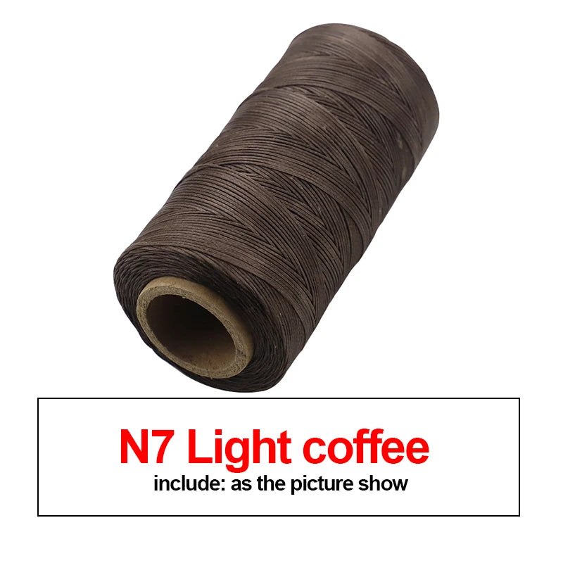 Flat Waxed Thread Spool for Leathercraft and DIY Projects