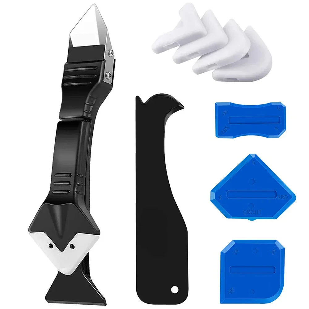 5-in-1 Silicone Caulk Remover and Smoother Kit