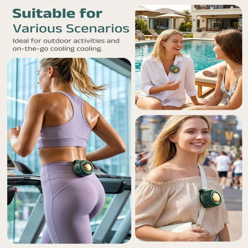 Portable Waist-Clip Mini Fan