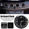Mini Car Clock with Glow-In-The-Dark Dial and Air Vent Clip