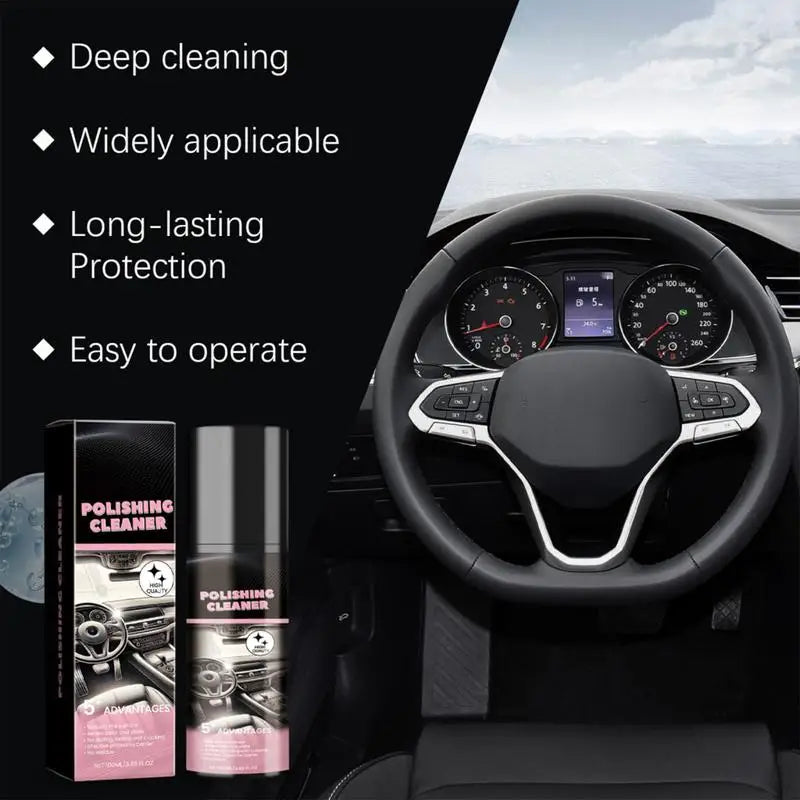 Interior Detailer Spray - Car Polish & Shine Cleaner