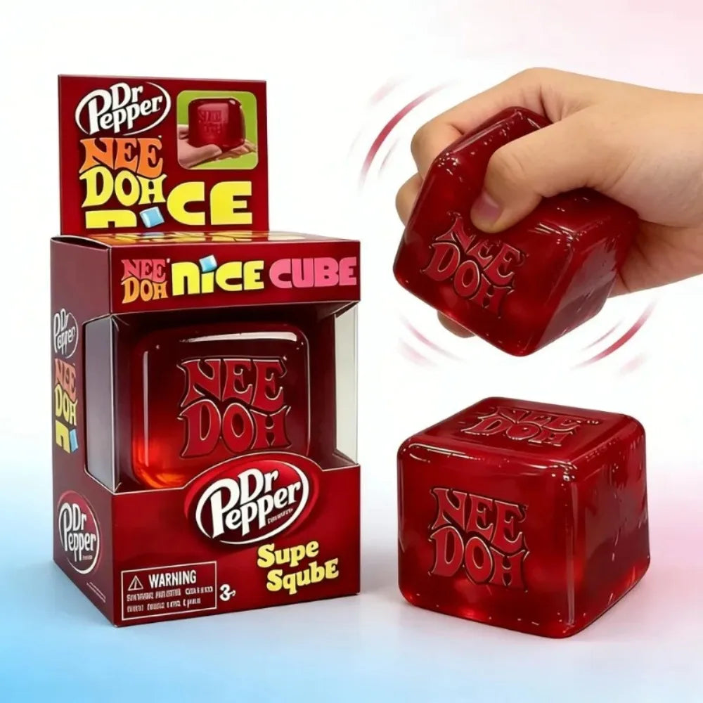 Cube Anti-Stress Squishy Fidget Toy Translucide