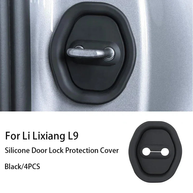 Silicone Car Door Lock Protector Covers for Li Lixiang L6 L7 L8 L9