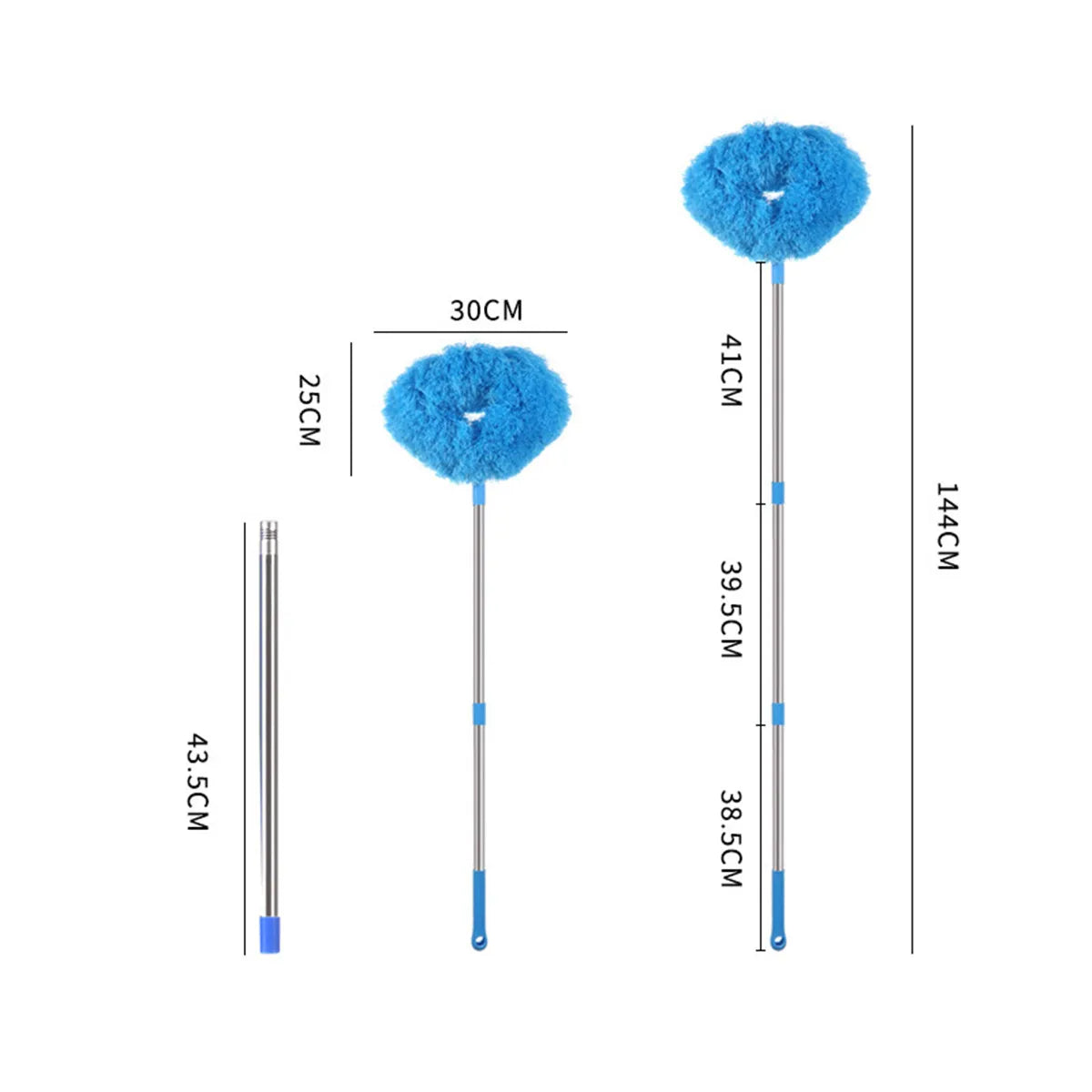Ceiling Fan Cleaner with Extendable Pole and Microfiber Head
