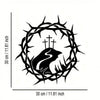 Elegant Metal Cross Wall Art for Home and Office