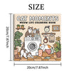 Cat Moments Adult Coloring Book