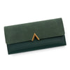 Women's Tri-Fold PU Leather Wallet with Coin Pocket