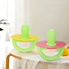 Silicone Teether Ring with Massage Dots for Soothing Gums