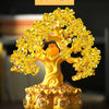 Golden Citrine Crystal Money Tree – Feng Shui Wealth Charm