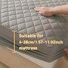 Quilted Waterproof Mattress Protector Fitted Sheet