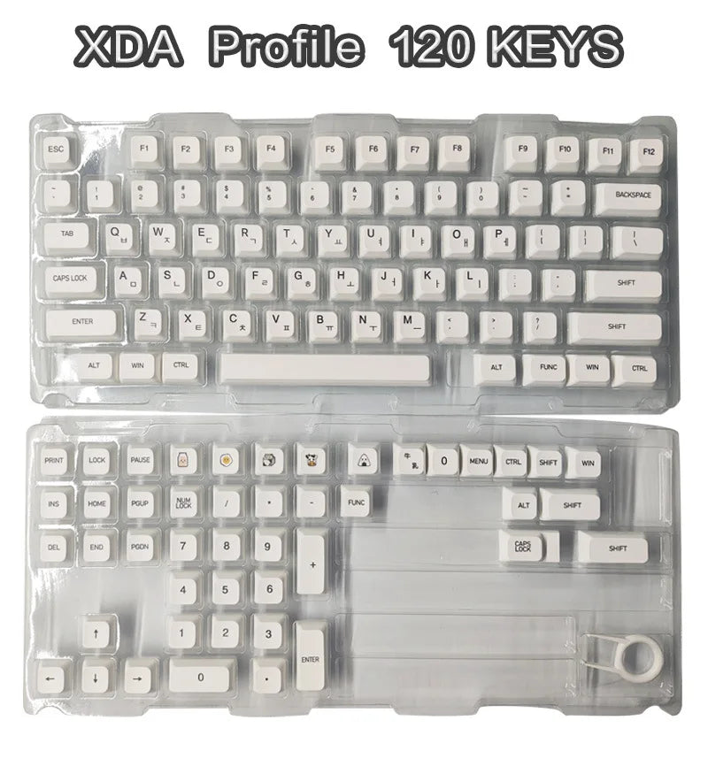 Multilingual PBT Keycaps for Mechanical Keyboards