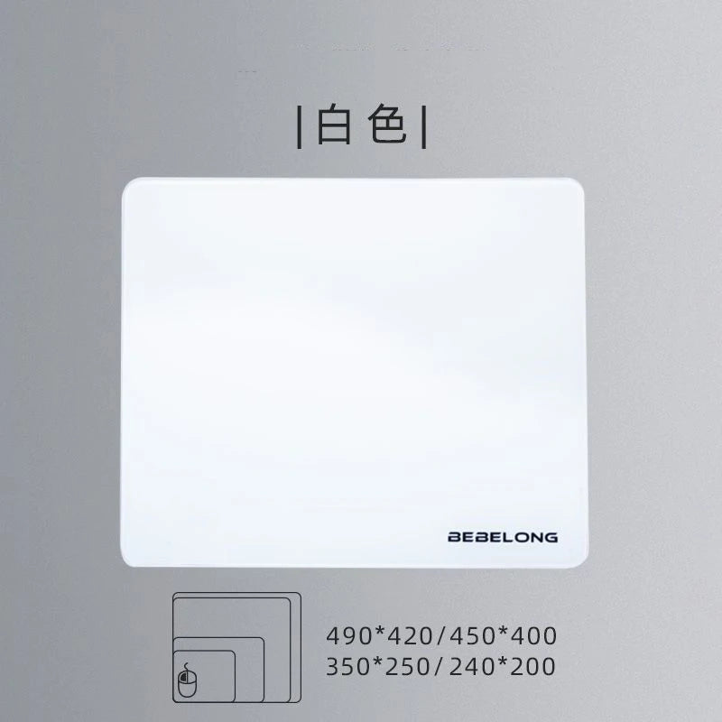 Frosted Glass Mouse Pad with Non-Slip Base