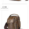 Genuine Leather Crossbody Bag for Men