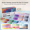 Vibrant Acrylic Gel Pens Set for Art & Writing