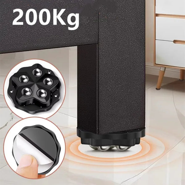 Schwere Selbstklebende 360° Schwenkrollen (4er Set)