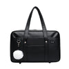 Japanese Preppy PU Leather Shoulder Bag